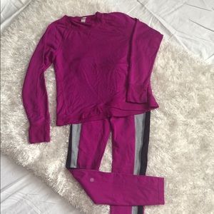 Matching set sweatshirt and leggings